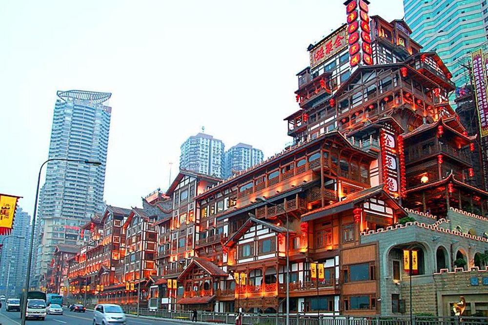Hongyadong Hotel Чунцин Екстериор снимка